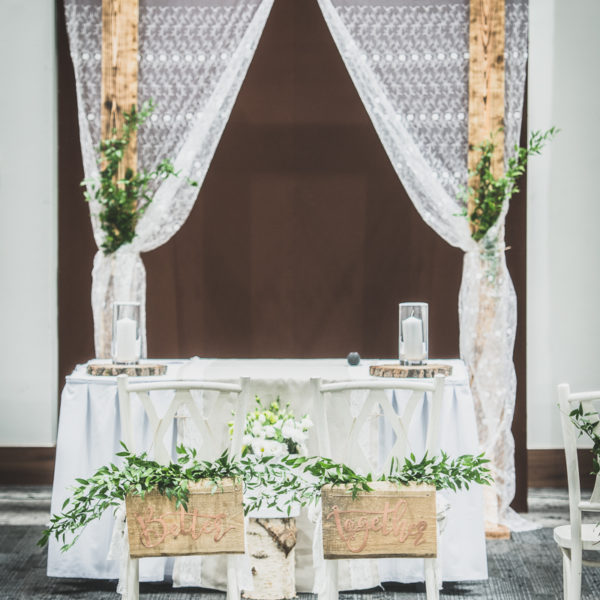 Drewniany łuk do ceremonii zaślubin, Nosalowy Dwór Resort & Spa