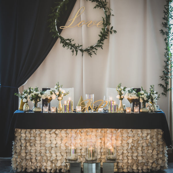 Dekoracja stołu prezydialnego, Hotel na Błoniach w Bielsku-Białej