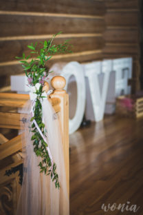 Rystykalno-kwiatowa dekoracja