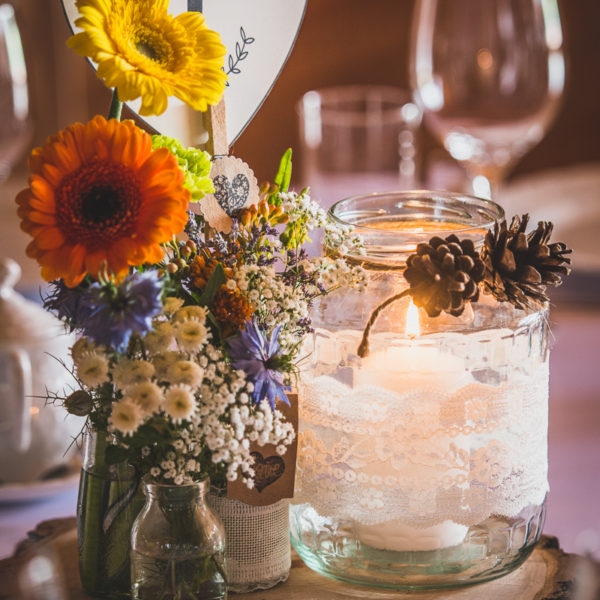 Rustykalna dekoracja ślubna, Dworek Góralski - Łodygowice