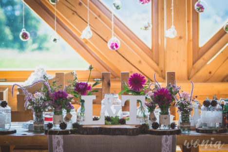 Rustykalna dekoracja ślubna, "RusińSKI" - Bukowina Tatrzańska