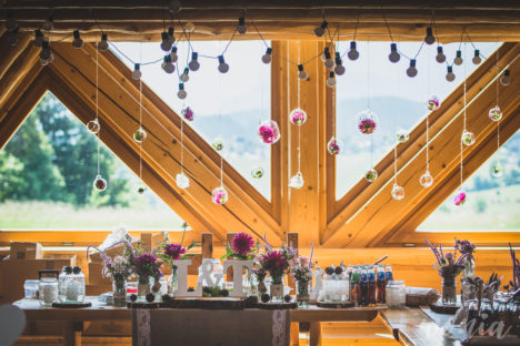 Rustykalna dekoracja ślubna, "RusińSKI" - Bukowina Tatrzańska