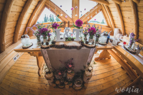 Rustykalna dekoracja ślubna, "RusińSKI" - Bukowina Tatrzańska