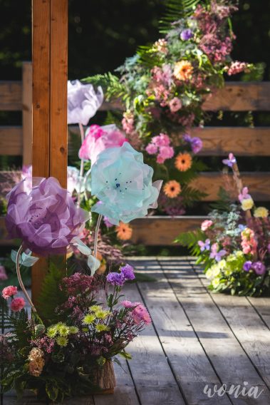 Kwiaty GIGANTY na ślub plenerowy!