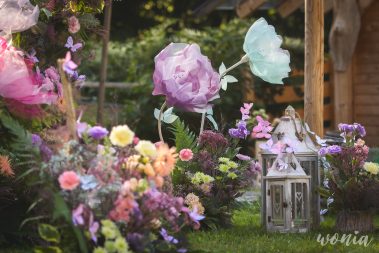 Kwiaty GIGANTY na ślub plenerowy!