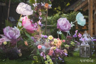 Kwiaty GIGANTY na ślub plenerowy!