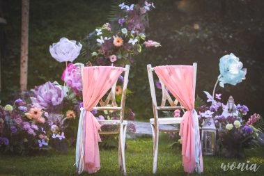 Kwiaty GIGANTY na ślub plenerowy!